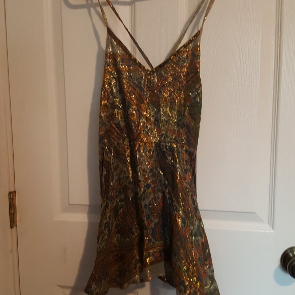 Spaghetti strapped woman's top